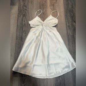 Princess Polly White Satin Chemise